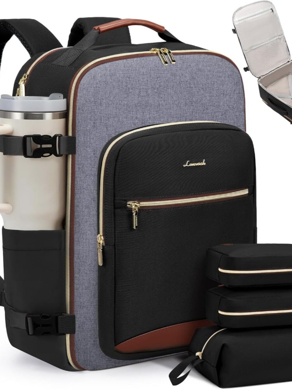 Premium 40L Airline-Approved Travel Backpack with Organizer & Packing Cubes